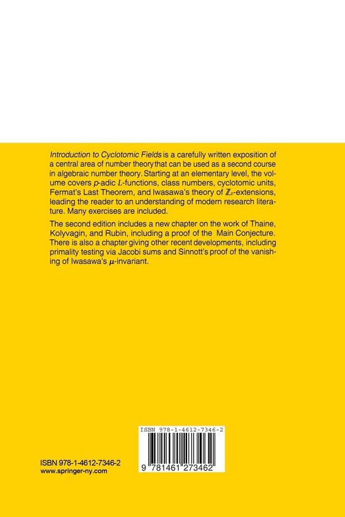 Produktbild: Introduction to Cyclotomic Fields