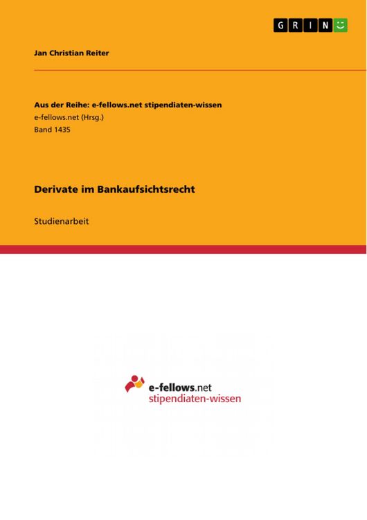 Produktbild: Derivate im Bankaufsichtsrecht