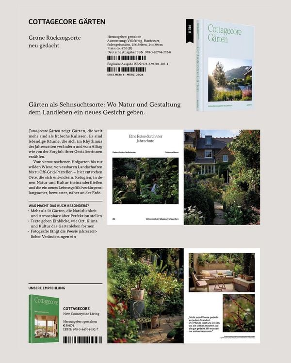 Produktbild: Cottagecore G&auml;rten