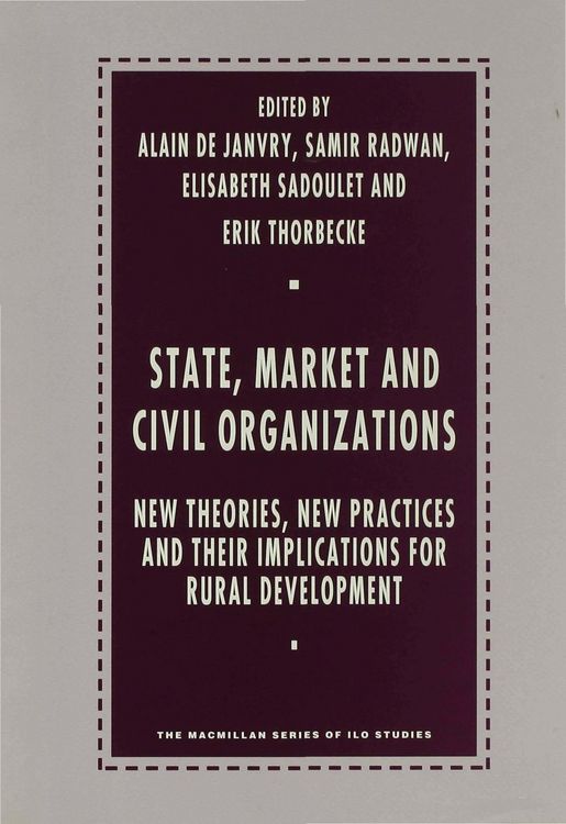 Produktbild: State, Market and Civil Organizations