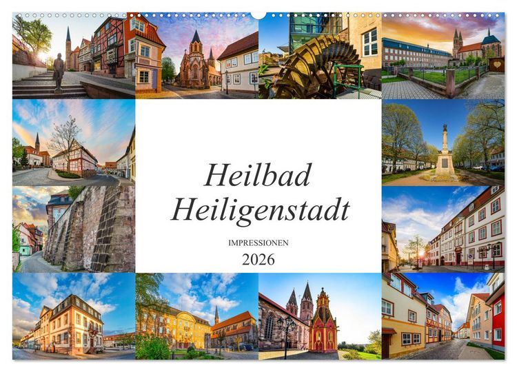 Produktbild: Heilbad Heiligenstadt Impressionen (Wandkalender 2026 DIN A2 quer), CALVENDO Monatskalender