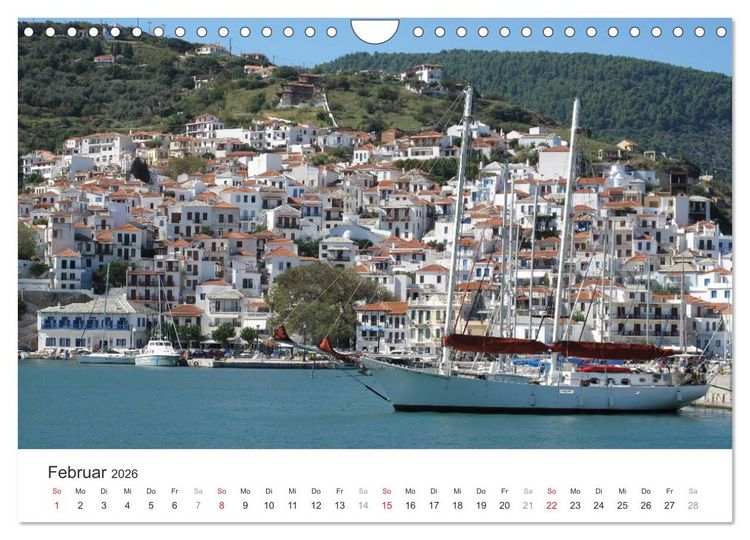 Produktbild: Sporadeninsel Skiathos (Wandkalender 2026 DIN A4 quer), CALVENDO Monatskalender