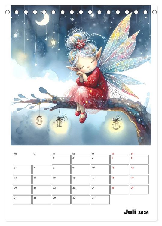 Produktbild: Schlummernde Magie (Tischkalender 2026 DIN A5 hoch), CALVENDO Monatskalender