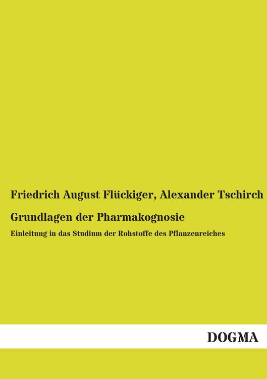Produktbild: Grundlagen der Pharmakognosie