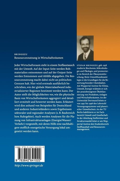Produktbild: Ressourcennutzung in Wirtschaftsr&auml;umen