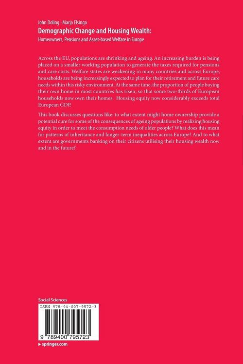 Produktbild: Demographic Change and Housing Wealth: