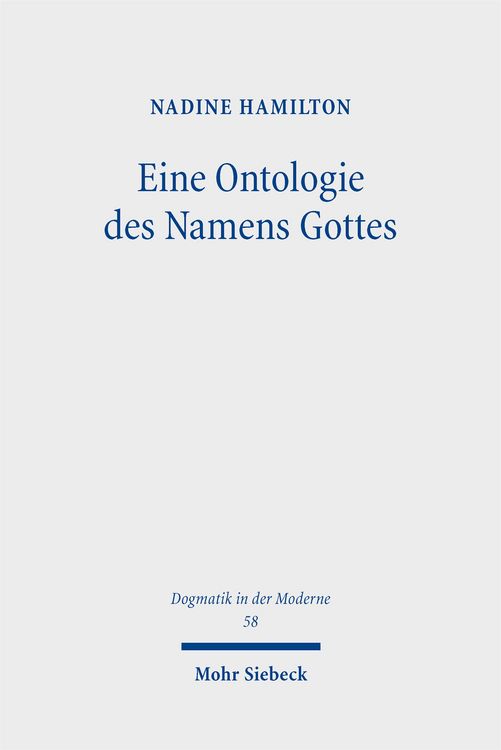 Produktbild: Eine Ontologie des Namens Gottes