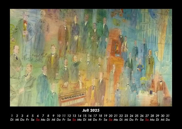 Produktbild: Kunstkalender 2025 Fotokalender DIN A3