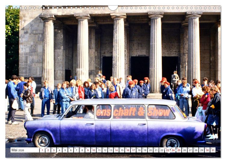 Produktbild: Trabi-Land DDR (Wandkalender 2026 DIN A3 quer), CALVENDO Monatskalender