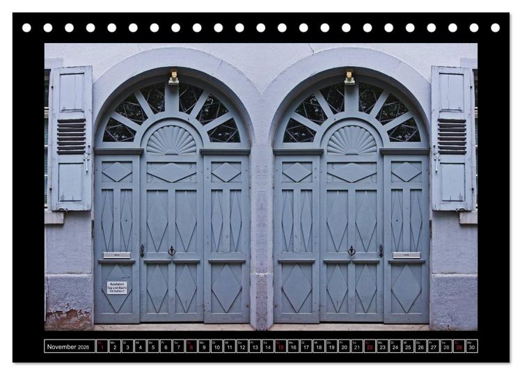 Produktbild: Karlsruhe Tag und Nacht (Tischkalender 2026 DIN A5 quer), CALVENDO Monatskalender