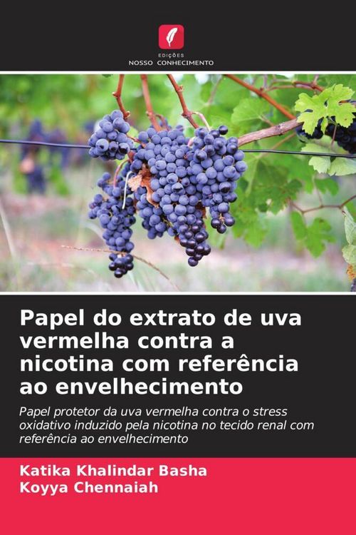 Produktbild: Papel do extrato de uva vermelha contra a nicotina com refer&ecirc;ncia ao envelhecimento
