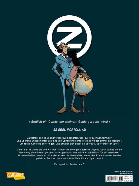 Produktbild: Spirou pr&auml;sentiert 1: Zyklotrop I: Die Tochter des Z