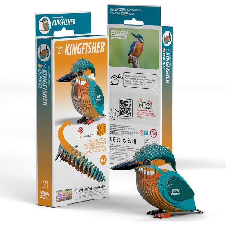 Produktbild: EUGY - 3D Bastelset Eisvogel