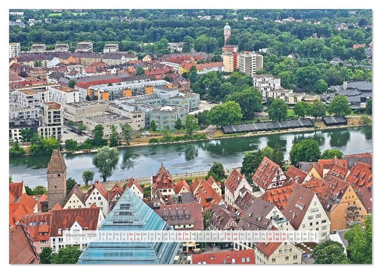 Produktbild: Der Illerradweg zwischen Oberstdorf und Ulm (Tischkalender 2026 DIN A5 quer), CALVENDO Monatskalender