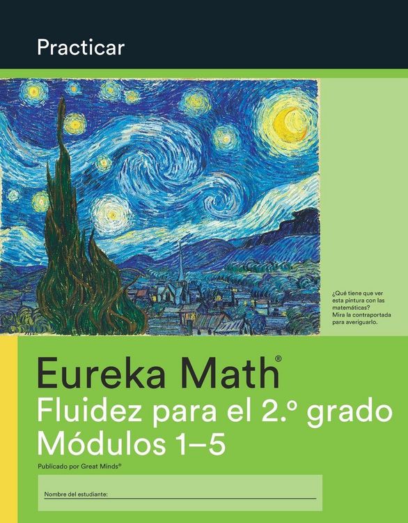 Produktbild: Spanish - Eureka Math Grade 2 Fluency Practice Workbook #1 (Modules 1-5)