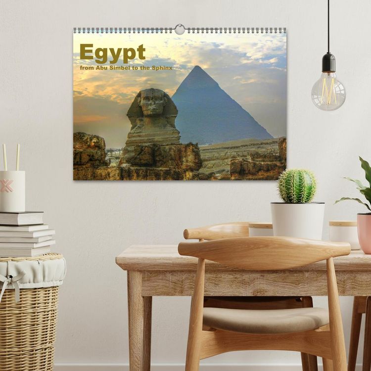 Produktbild: Egypt - from Abu Simbel to the Sphinx (Wall Calendar 2026 DIN A3 landscape), CALVENDO 12 Month Wall Calendar