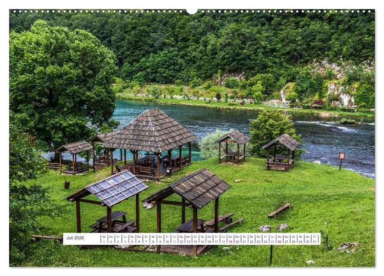 Produktbild: Der Una Nationalpark (hochwertiger Premium Wandkalender 2026 DIN A2 quer), Kunstdruck in Hochglanz