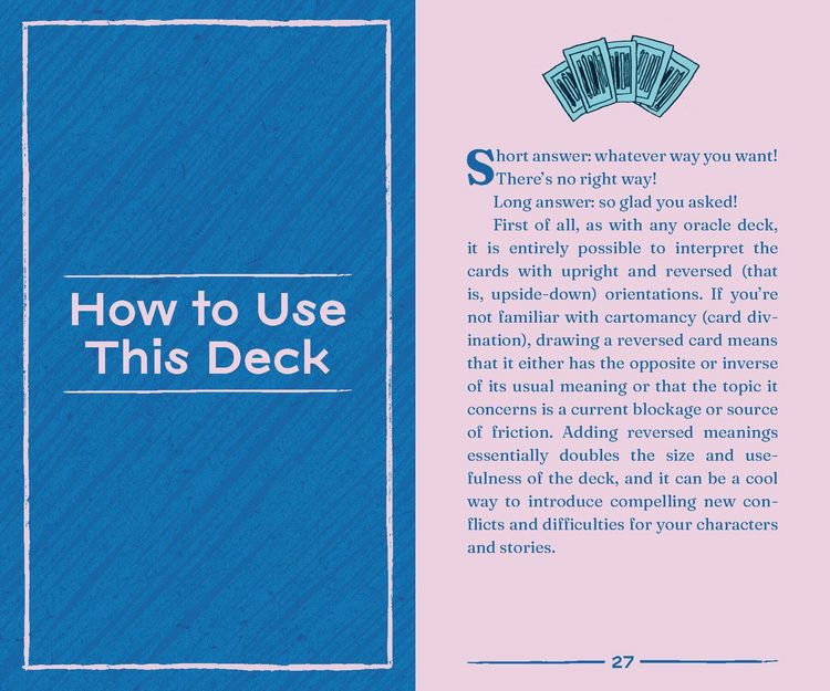 Produktbild: The Writer's Oracle Deck & Guidebook