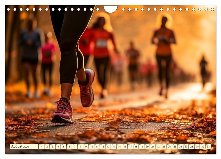 Produktbild: Joggen, gesund laufen (Wandkalender 2026 DIN A4 quer), CALVENDO Monatskalender
