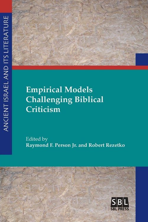 Produktbild: Empirical Models Challenging Biblical Criticism