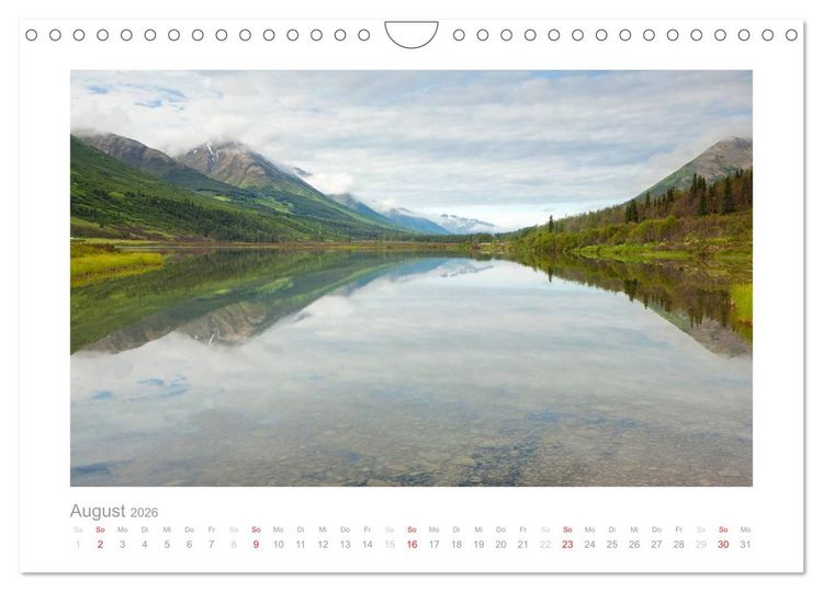 Produktbild: Alaska 2026 (Wandkalender 2026 DIN A4 quer), CALVENDO Monatskalender
