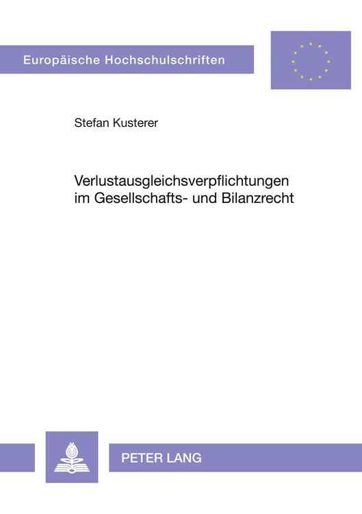 Produktbild: Verlustausgleichsverpflichtungen im Gesellschafts- und Bilanzrecht