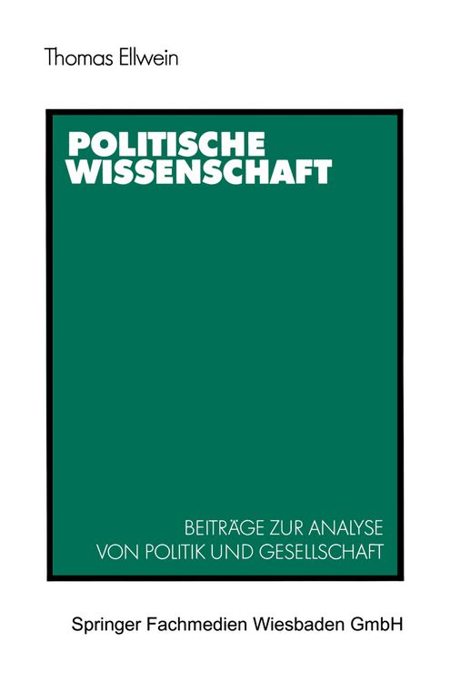 Produktbild: Politische Wissenschaft