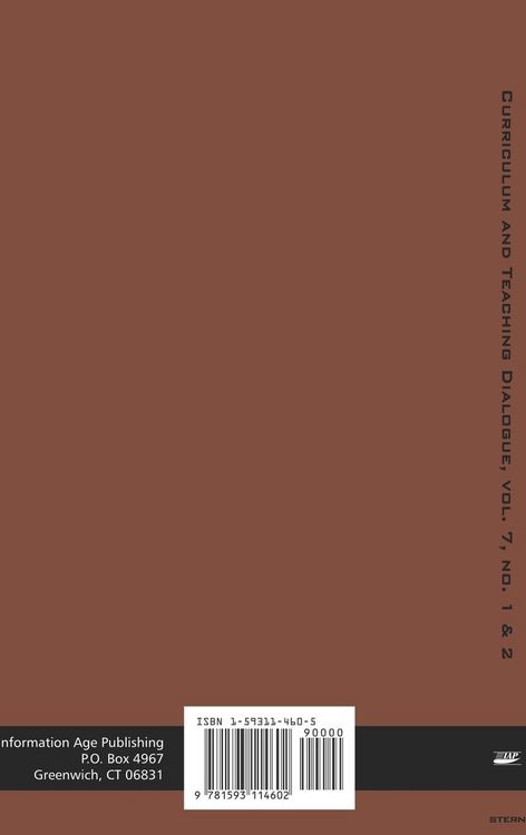 Produktbild: Curriculum and Teaching Dialogue Vol 7 1&2 (HC)