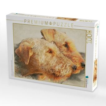 Produktbild: CALVENDO Puzzle Ein Motiv aus dem Kalender Airedale Terrier 2017 | 1000 Teile Lege-Gr&ouml;&szlig;e 64x48cm Foto-Puzzle f&uuml;r gl&uuml;ckliche Stunden