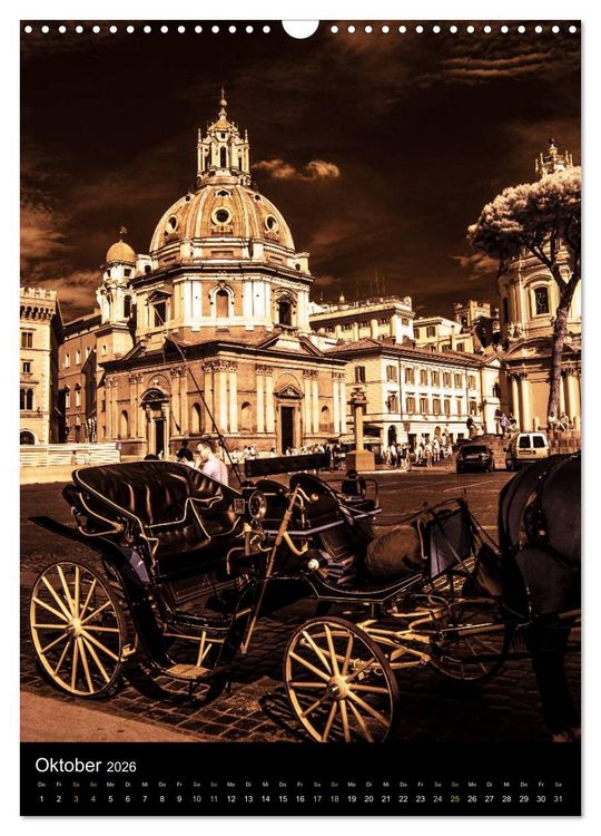 Produktbild: ROM Nachtbilder (Wandkalender 2026 DIN A3 hoch), CALVENDO Monatskalender