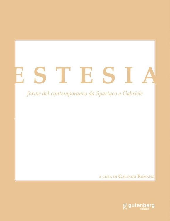 Produktbild: Estesia. Forme del contemporaneo da Spartaco a Gabriele
