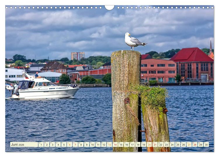 Produktbild: Bezauberndes Flensburg (Wandkalender 2026 DIN A3 quer), CALVENDO Monatskalender