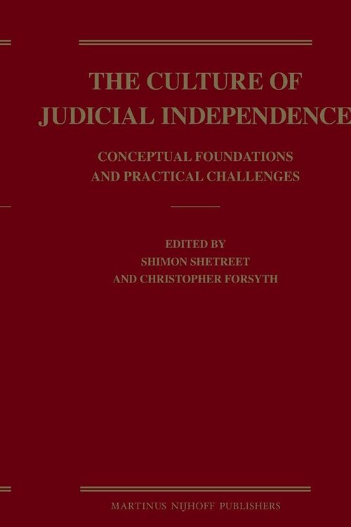Produktbild: The Culture of Judicial Independence