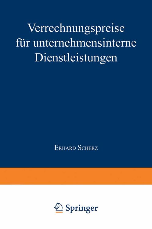 Produktbild: Verrechnungspreise f&uuml;r unternehmensinterne Dienstleistungen