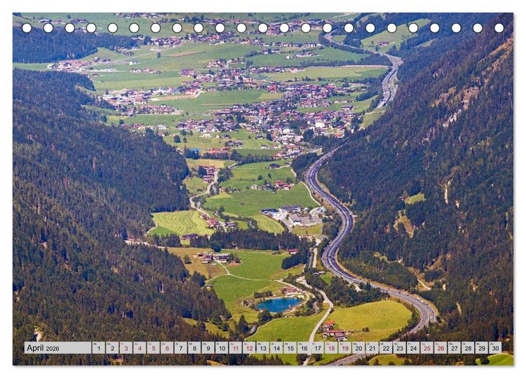 Produktbild: Herzliche Gr&uuml;&szlig;e aus Flachau (Tischkalender 2026 DIN A5 quer), CALVENDO Monatskalender