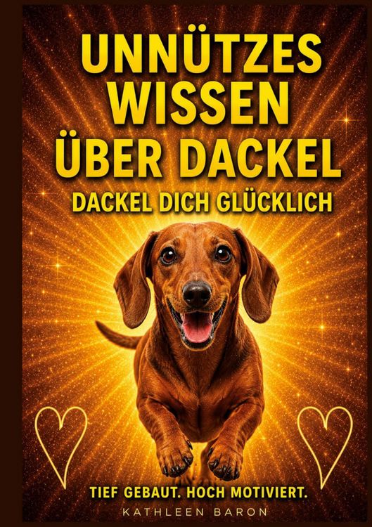 Produktbild: Buch Unn&uuml;tzes Wissen &uuml;ber Dackel, Dackel Dich Gl&uuml;cklich! Alle Fakten, Fun Facts & Wahrheiten &uuml;ber Dackel, Welpen Erstausstattung