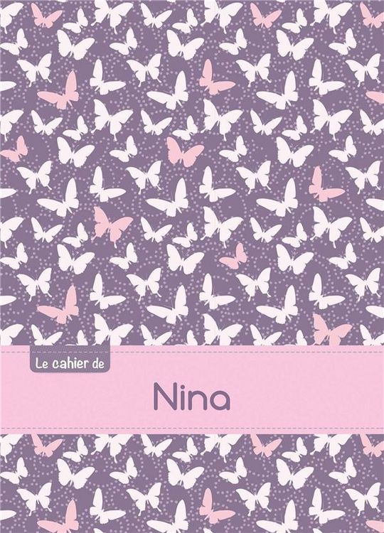 Produktbild: Cahier nina blanc,96p,a5