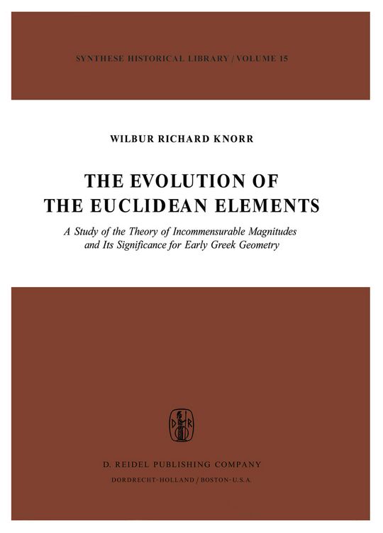 Produktbild: The Evolution of the Euclidean Elements
