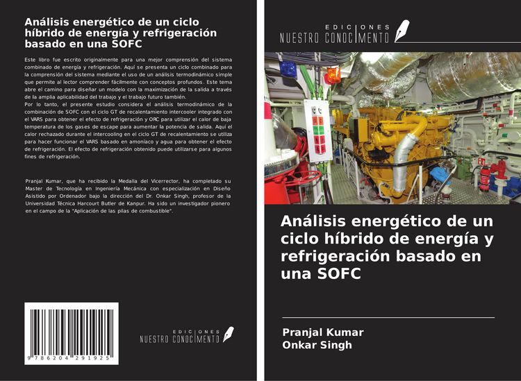 Produktbild: An&aacute;lisis energ&eacute;tico de un ciclo h&iacute;brido de energ&iacute;a y refrigeraci&oacute;n basado en una SOFC