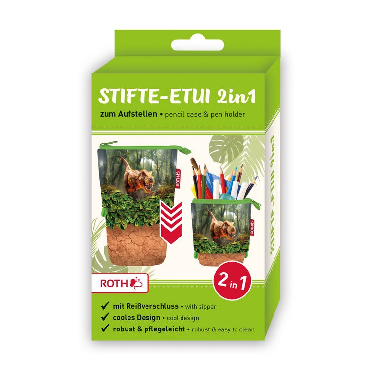 Produktbild: Stifte- Etui 2in1 T-Rex Welt