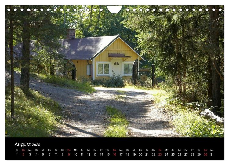 Produktbild: Sommer in Stockholm 2026 (Wandkalender 2026 DIN A4 quer), CALVENDO Monatskalender
