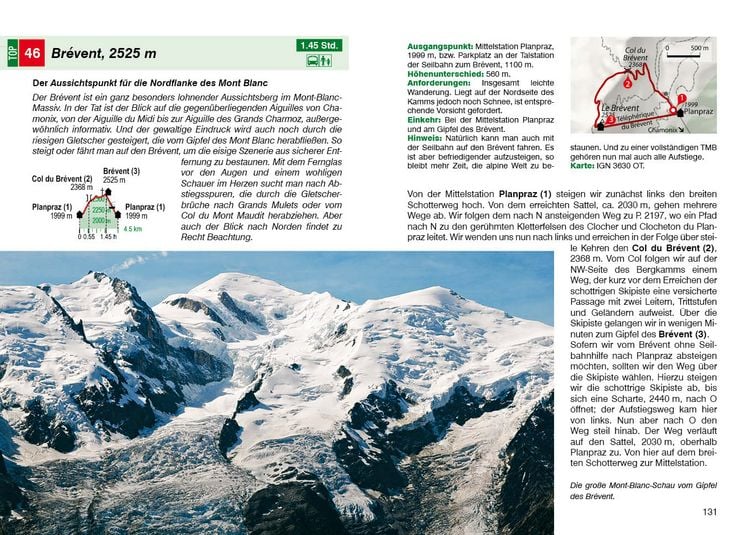 Produktbild: ROTHER Wanderf&uuml;hrer Rund um den Mont Blanc