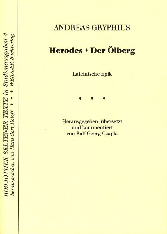 Produktbild: Herodes. Der &Ouml;lberg