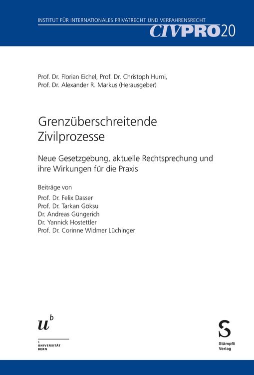 Produktbild: Grenz&uuml;berschreitende Zivilprozesse