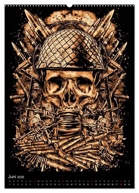 Produktbild: BLOODBOY/DARK ILLUSTRATION (hochwertiger Premium Wandkalender 2026 DIN A2 hoch), Kunstdruck in Hochglanz