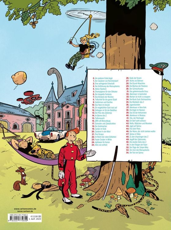 Produktbild: Spirou und Fantasio: Band 54: Der Tod von Spirou