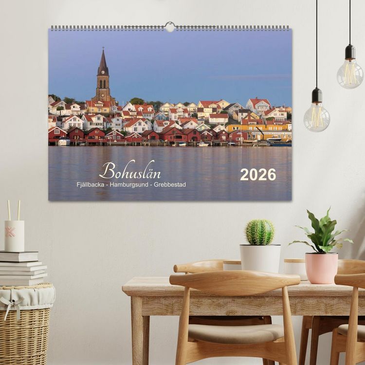 Produktbild: Bohusl&auml;n Fj&auml;llbacka - Hamburgsund - Grebbestad 2026 (Wandkalender 2026 DIN A2 quer), CALVENDO Monatskalender