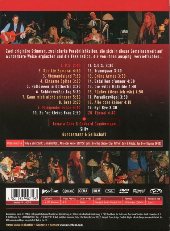 Produktbild: Silly + Gundermann & Seilschaft - Unplugged