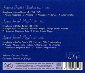 Produktbild: Sinfonien Ben 126 & Ben 152/+-Pleyel-Ed.Vol.2