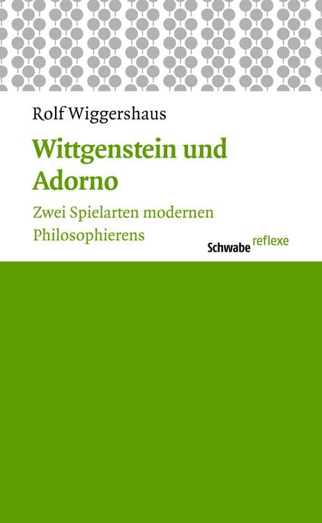 Produktbild: Wittgenstein und Adorno